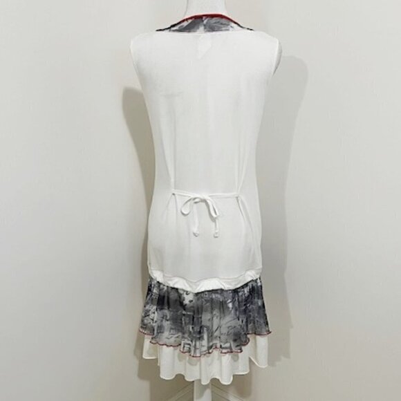 Dolcezza Michael Phillips Ltd White Sleeveless Dress - Picture 4 of 5